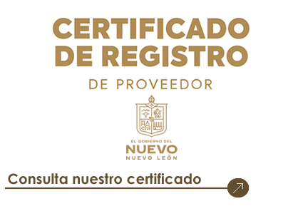 Certificado de Registro de Proveedor