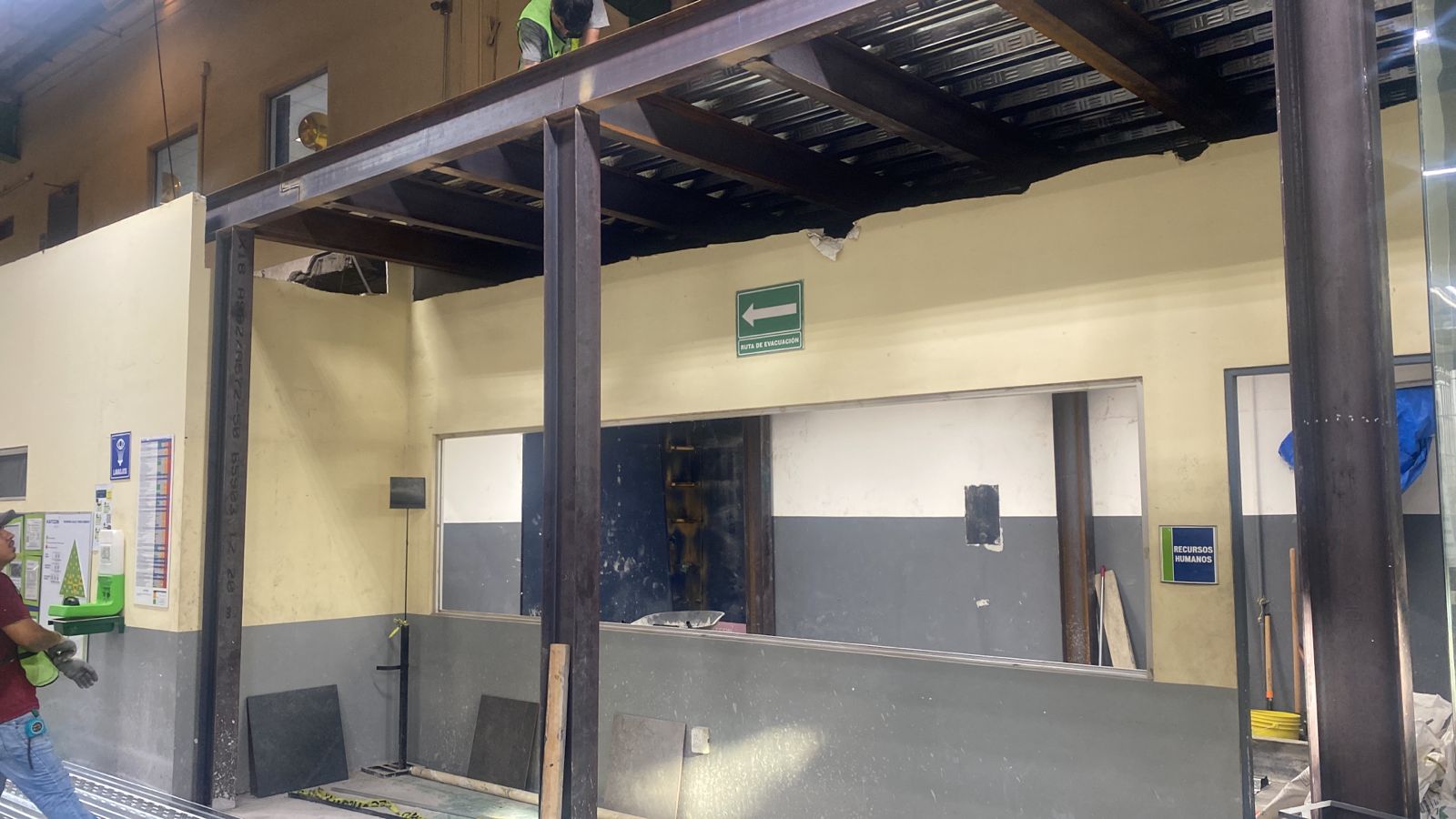 Instalación de mezzanine