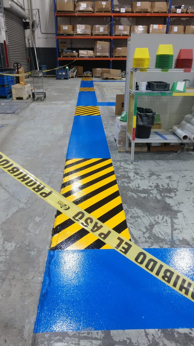 Aplicación de pintura epoxica